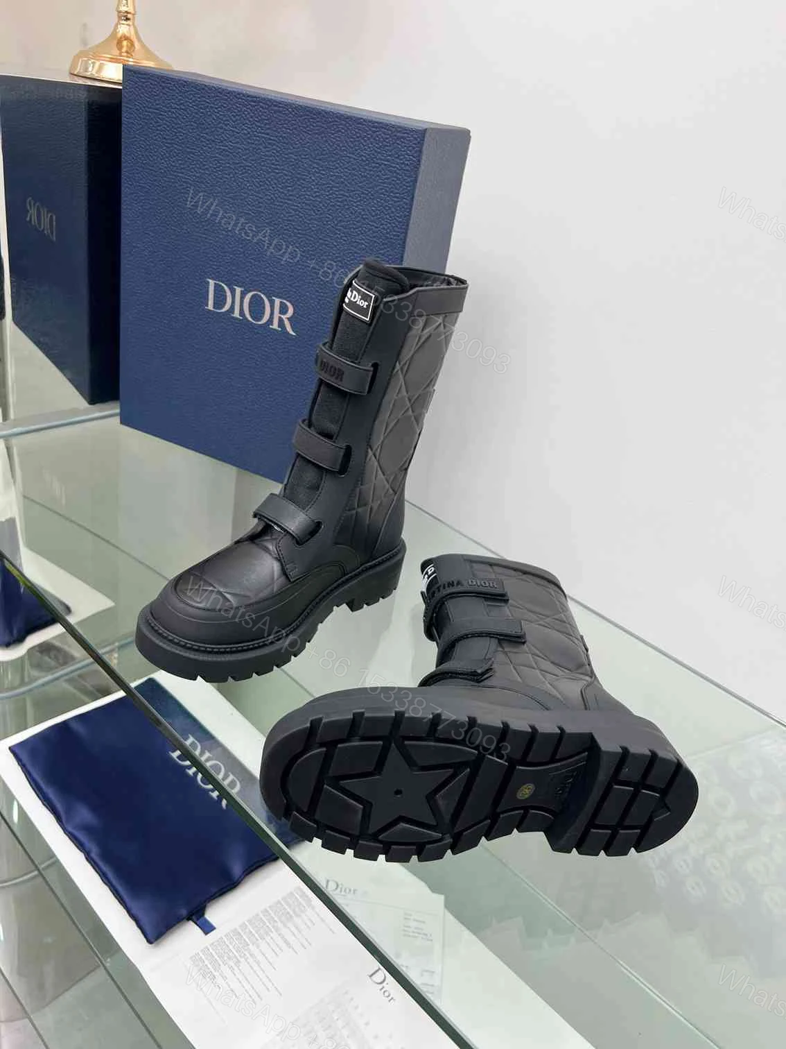 View 6 of DIOR DIO(R)EVOLUTION ANKLE BOOTS RUBBER MACCROCANNAGE BLACK