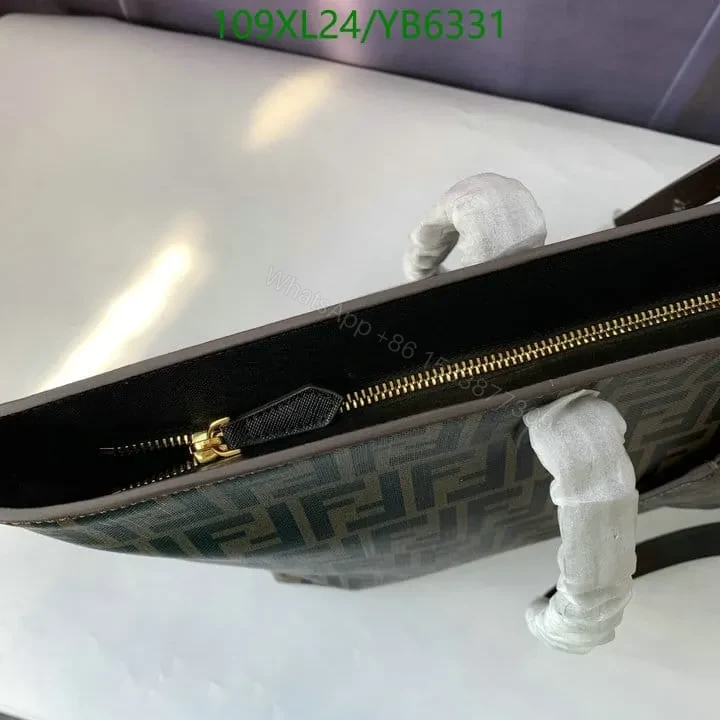 View 4 of Fendi Authentic Zucca Tote Bag YB63224
