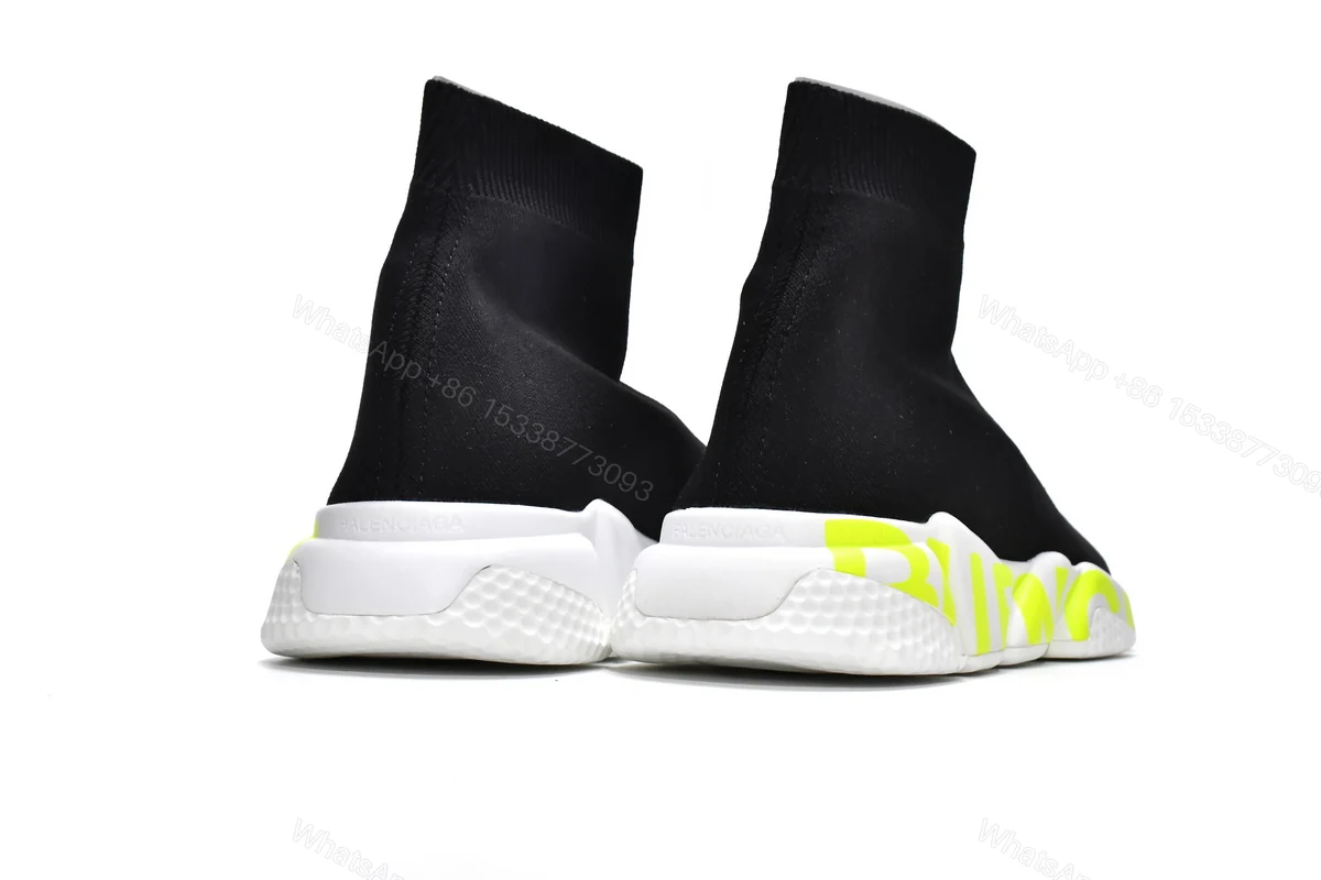 View 4 of Balenciaga Speed Black(green letter)
