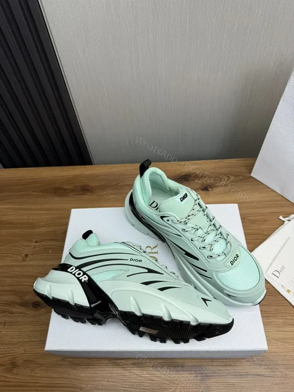 View 6 of Mint + Leather + Streetwear + Dior branding + Sneaker