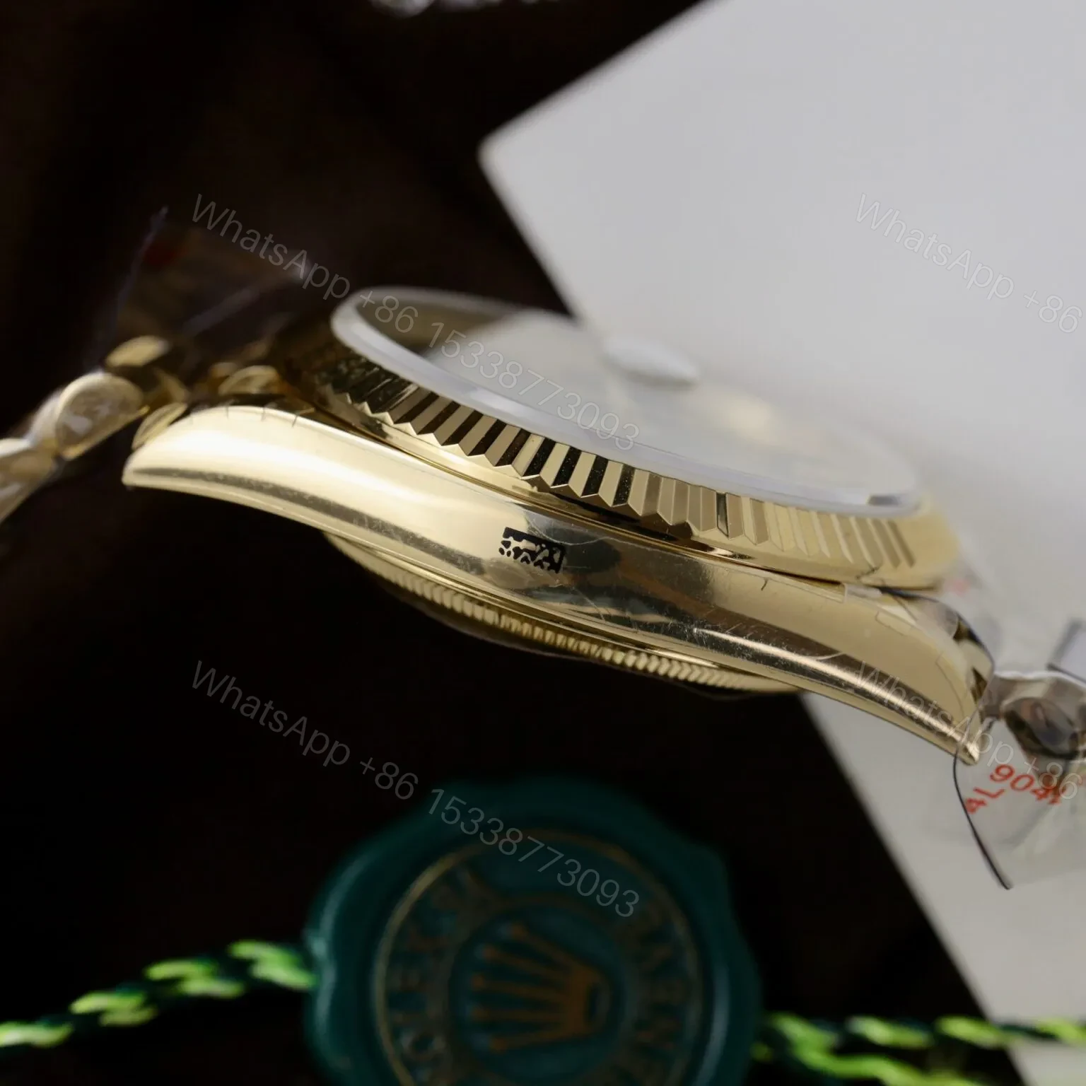 View 8 of Superclone Rolex Day-Date Green Ombré Dial 128238-0118 36 mm
