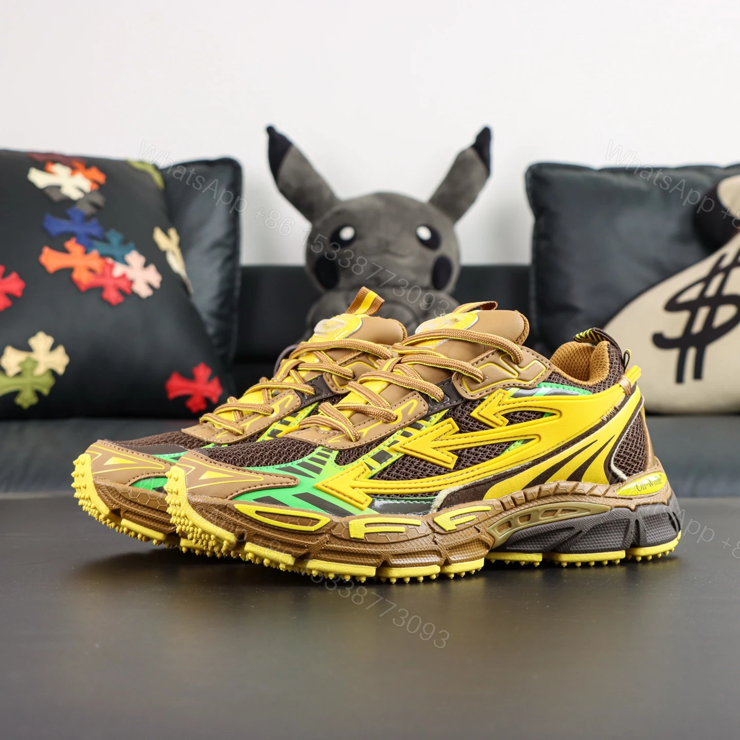 View 9 of Off White Be Right Back Black Yellow Reps