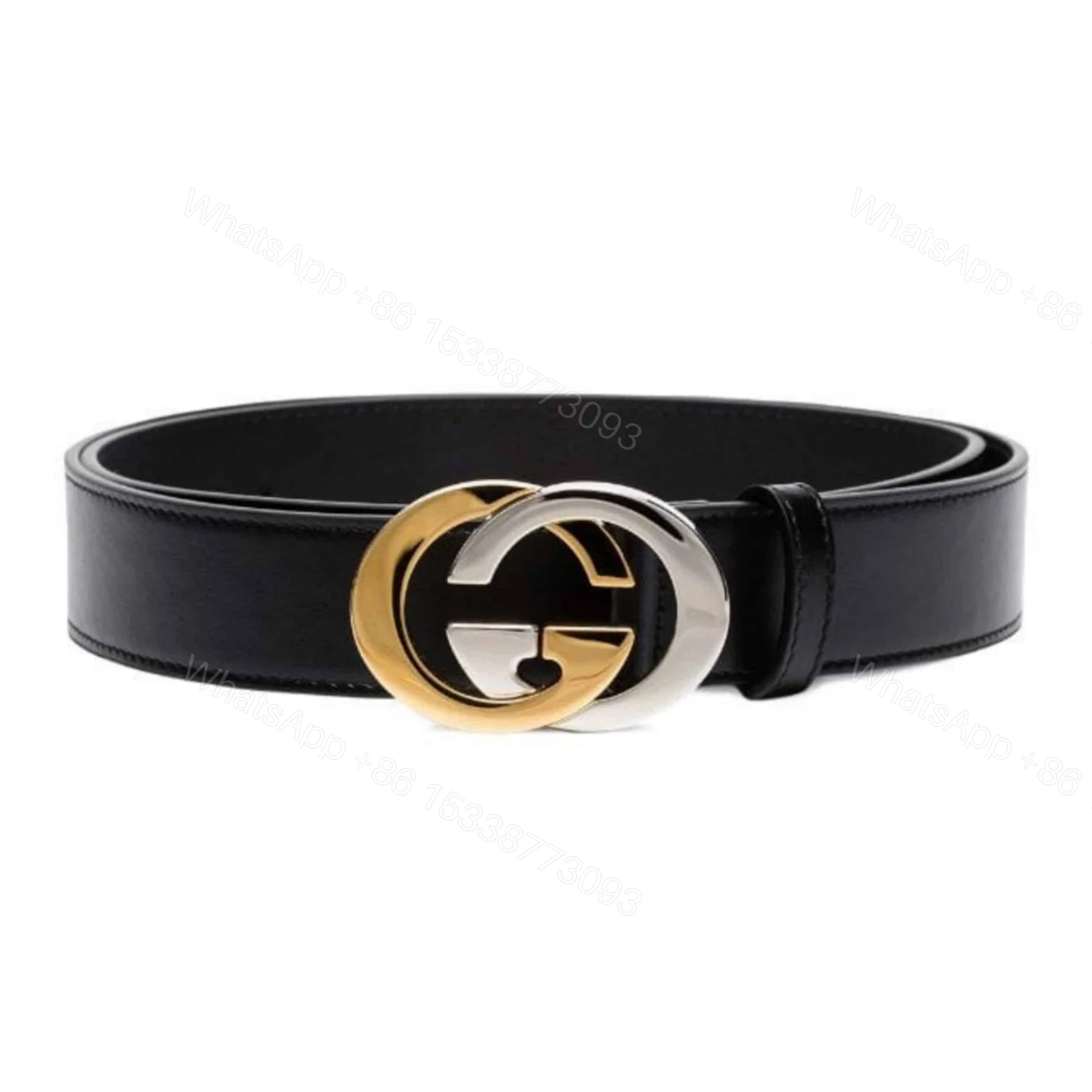 GUCCI GG LEATHER LOGO BELT – B6 — view 1