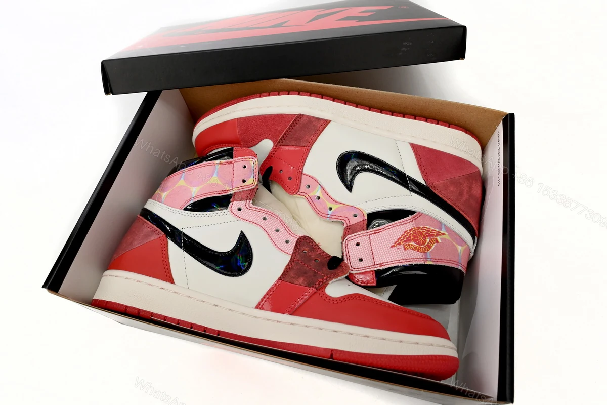 View 4 of Air Jordan 1 Retro High OG Spider-Man Across the Spider-Verse DV1748-601