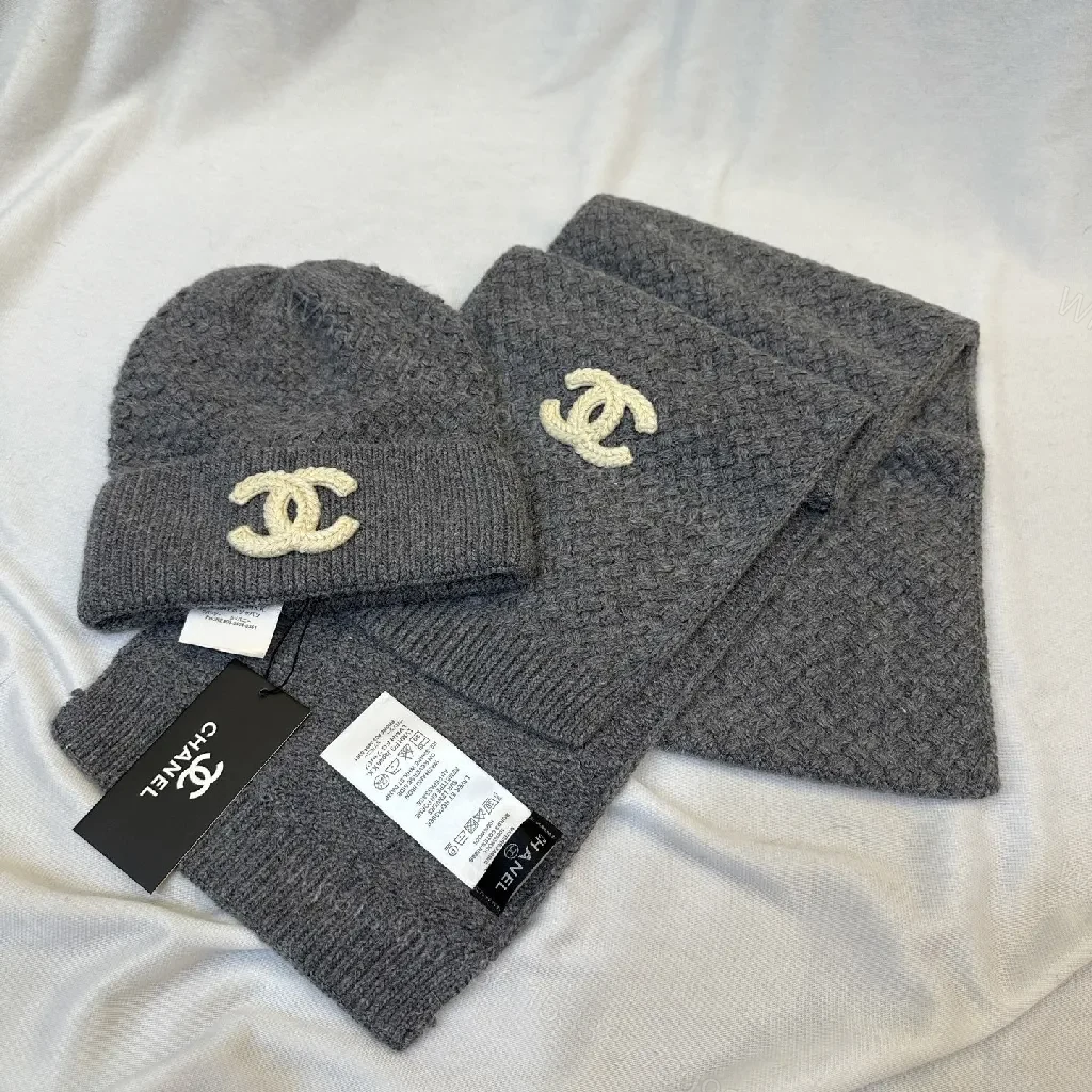 View 5 of Pastel Knit Beanie: Luxe Texture, Logo-Accent Style