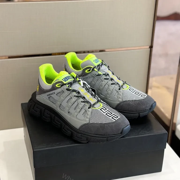 View 8 of Rugged-Chic Neon-Lime High-Tops: Luxury City Sneakers