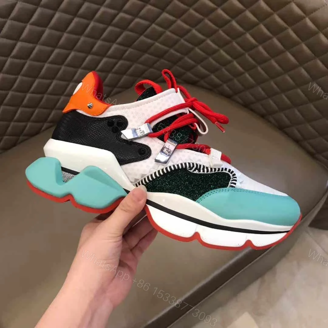 View 2 of CHRISTIAN LOUBOUTIN RED- RUNNER SNEAKER – CL53