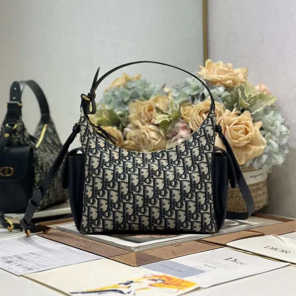 高仿Dior*D-Dream系列M632M928印花刺繡單肩包中號雙拼免檢版 — view 1