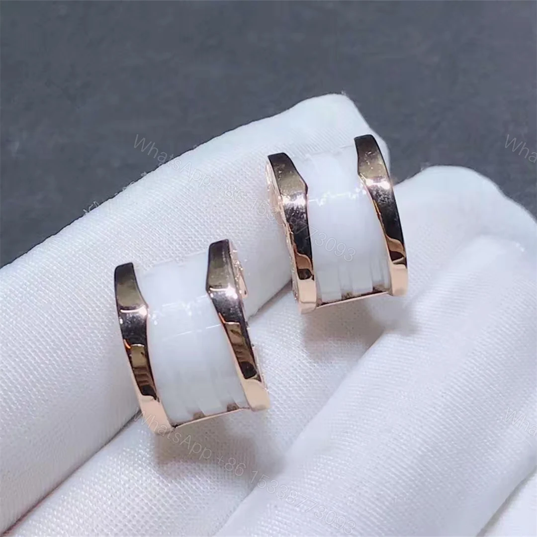 View 3 of Bulgari B.zero1 Earrings White Ceramic
