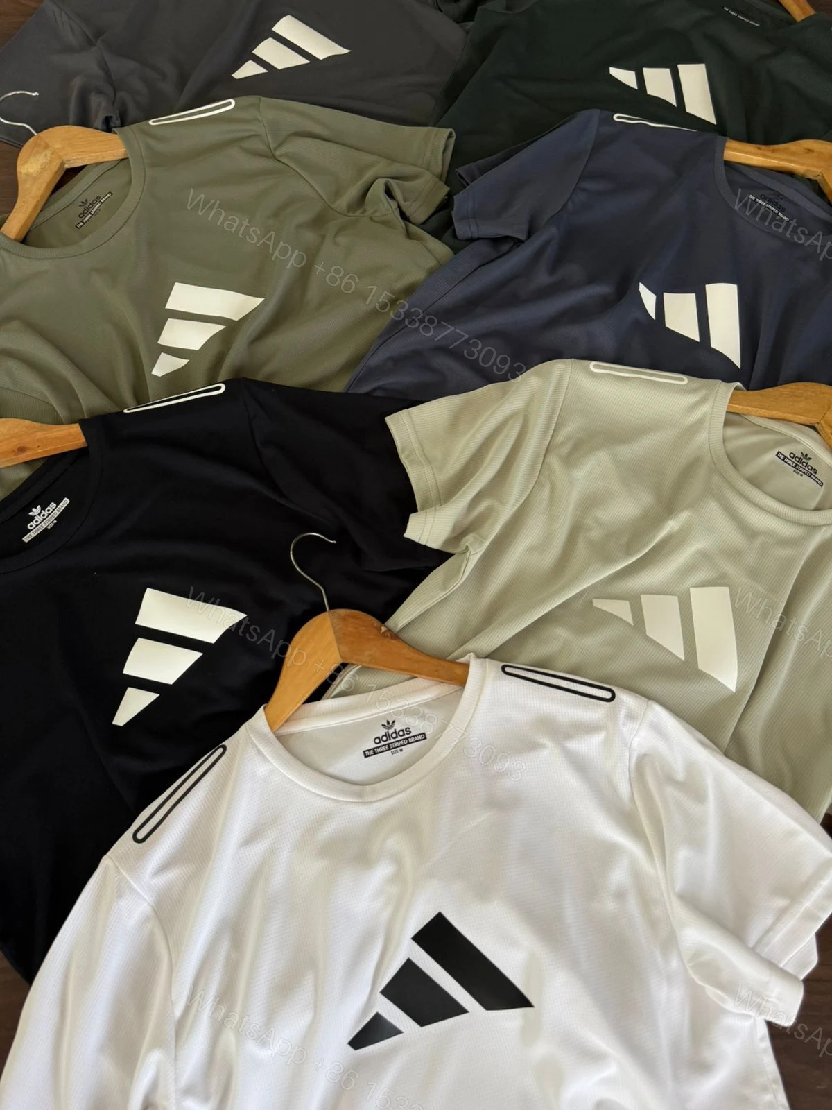 View 3 of FIRST COPY ADIDAS IMPORTED ROUND NECK GYM SUMMER T-SHIRT