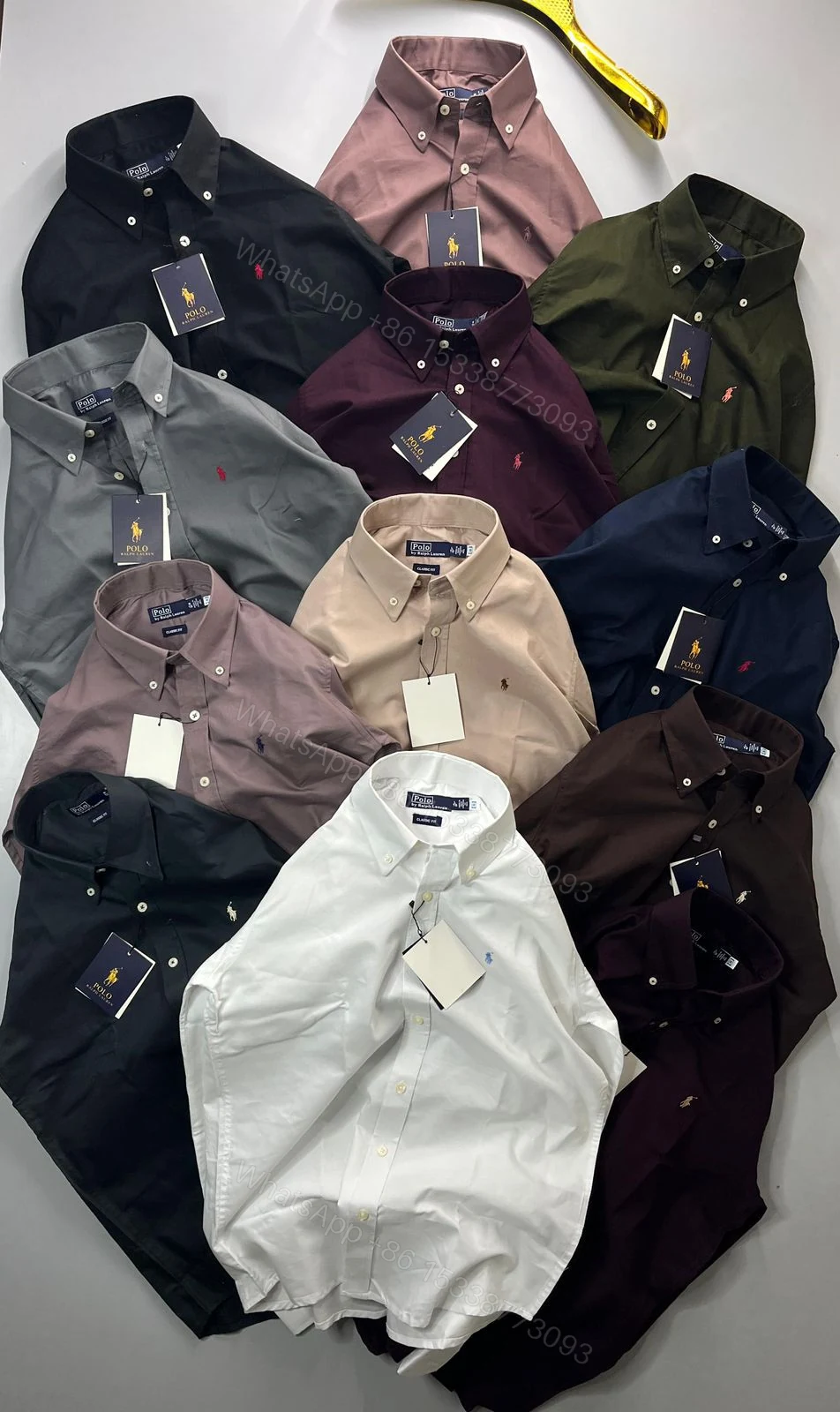 View 4 of FIRST COPY RALPH LAUREN PLAIN SHIRT