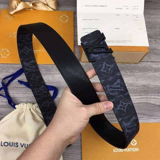 View 9 of LOUIS VUITTON SHAPE 40MM REVERSIBLE BELT – B104