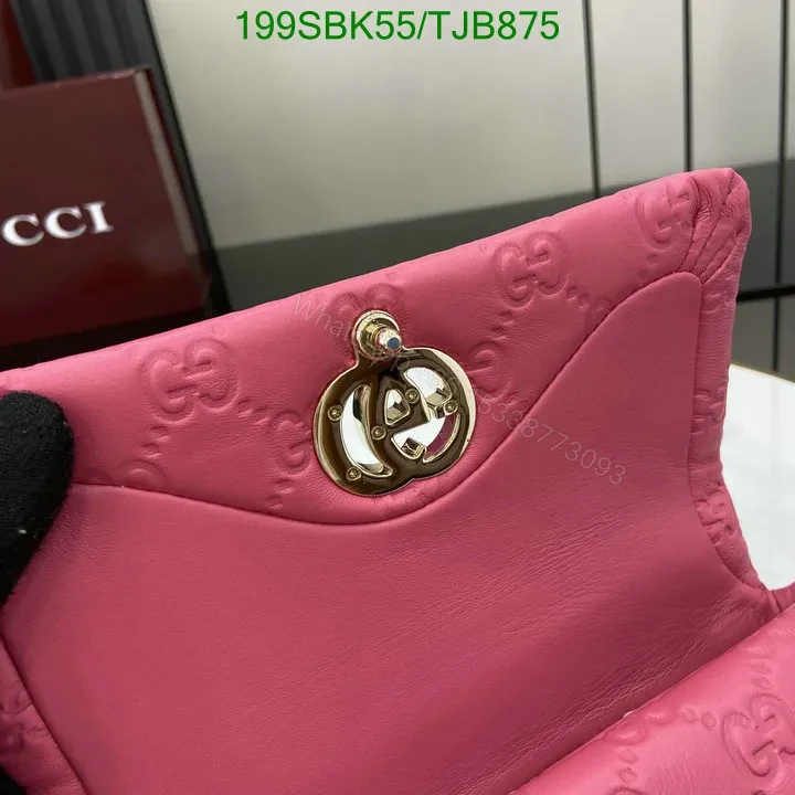 View 105 of Gucci Rosso Ancora Red Leather Mini Top Handle Bag HG258