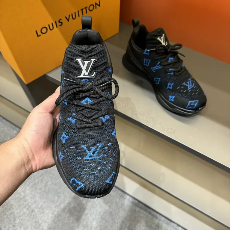 View 7 of Louis Vuitton Knit Runner: Blue Monogram, All-Day Comfort