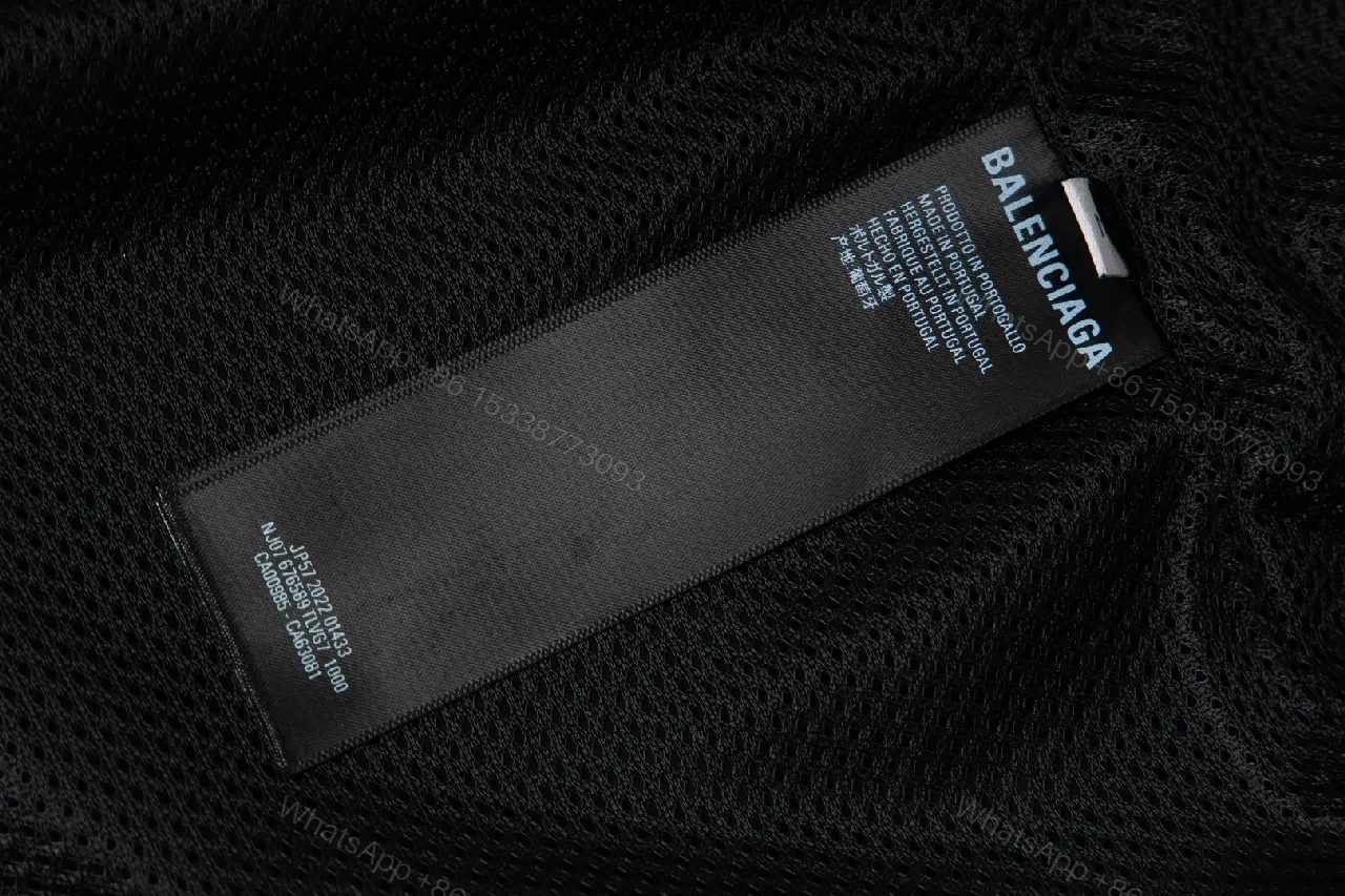 View 5 of Black + Windbreaker + Streetwear + Contrast piping + Windbreaker