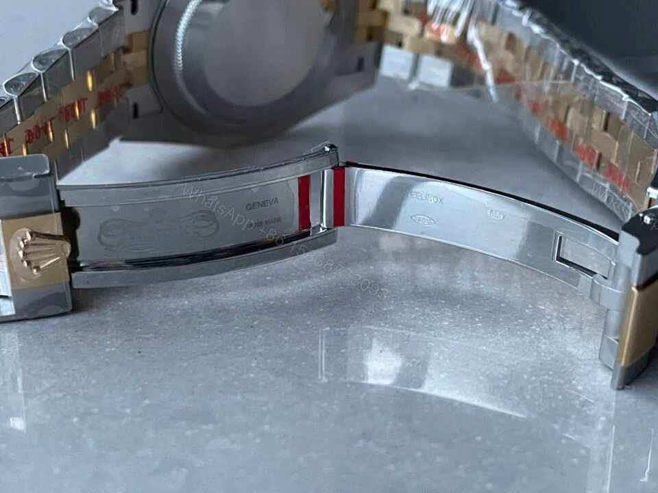 View 9 of EWF Factory 1:1 Rolex GMT-Master II 126713GRNR 904L YG/SS Black Dial Dots VR3285