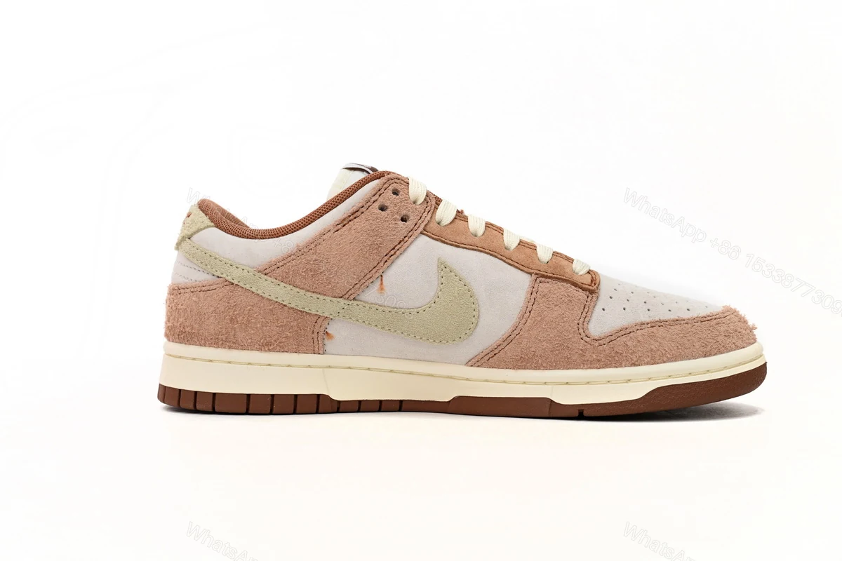 View 2 of Nike Dunk Low White Brown DD1390-100