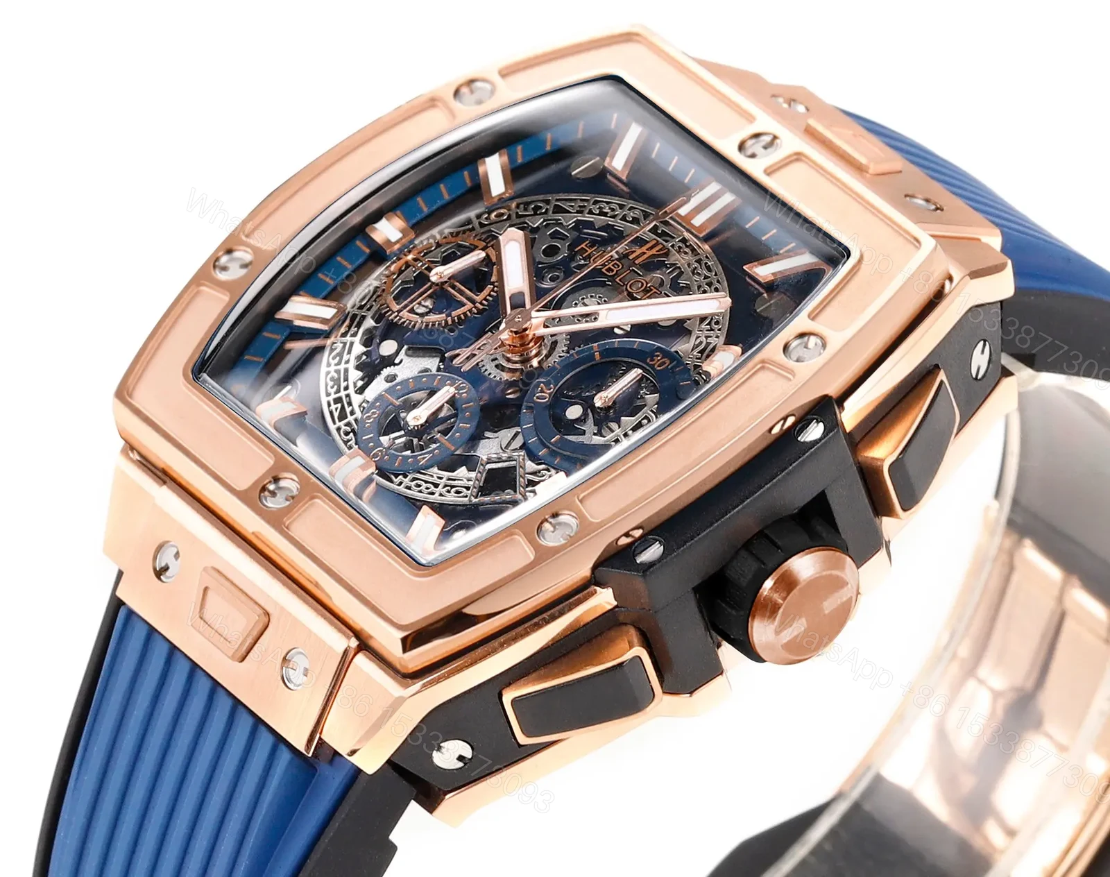 View 4 of V6 Factory Hublot Spirit Big Bang Blue Watch