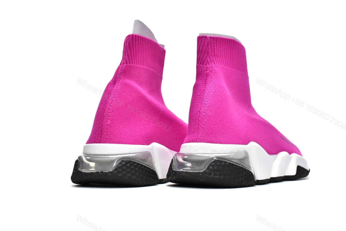 View 7 of Balenciaga Speed Trainer Rose Red