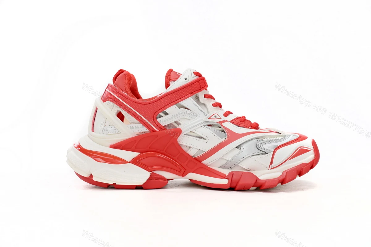View 5 of Balenciaga Track 2 Sneaker Military Black White Red 568615 W2GN3 1293