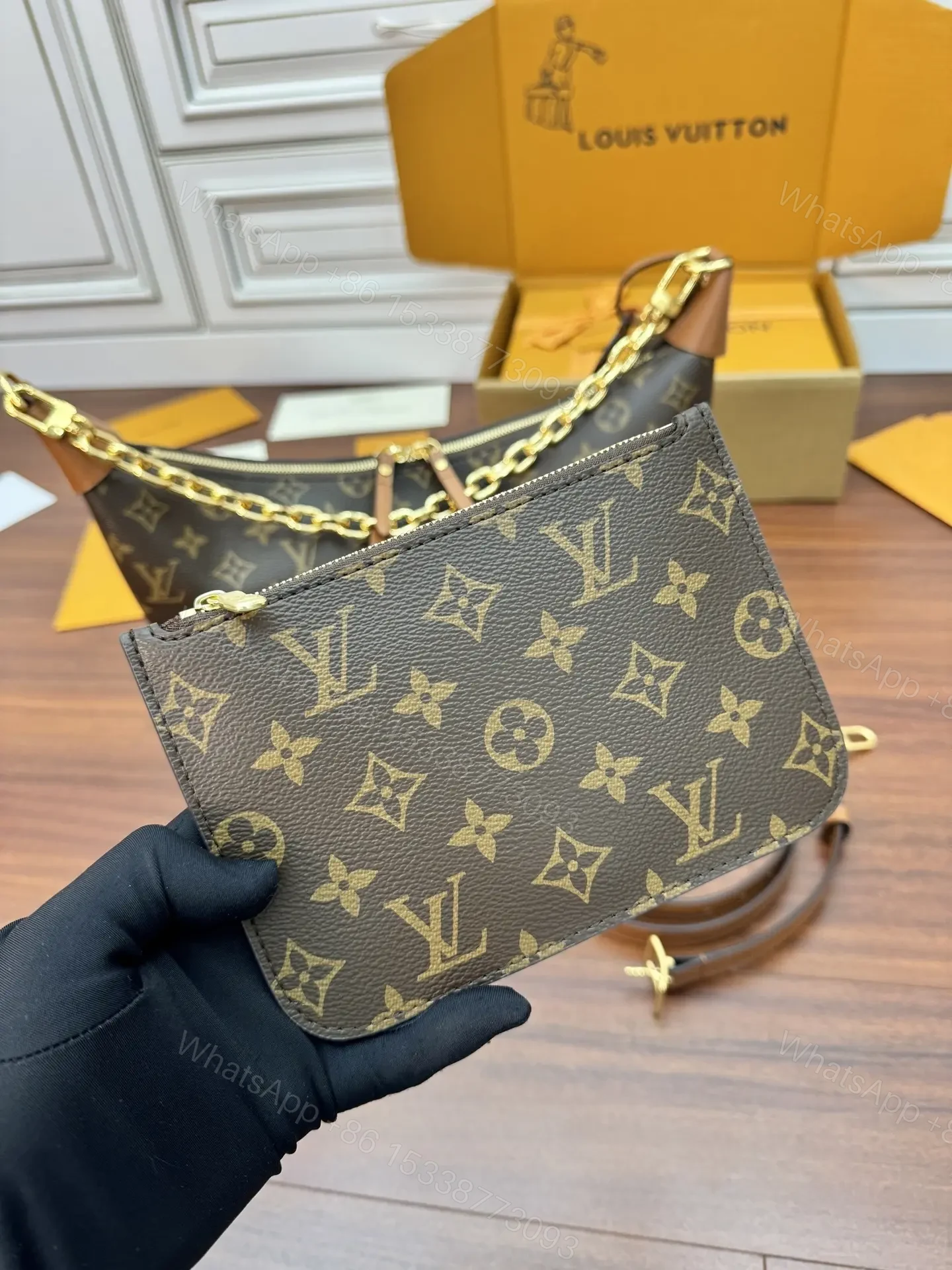 View 4 of Louis Vuitton Loop Hobo bag in Monogram