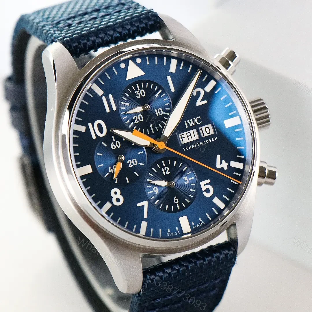View 3 of IWC Pilot’s Watch Chronograph Captain Blue / Tmall IW3777-29