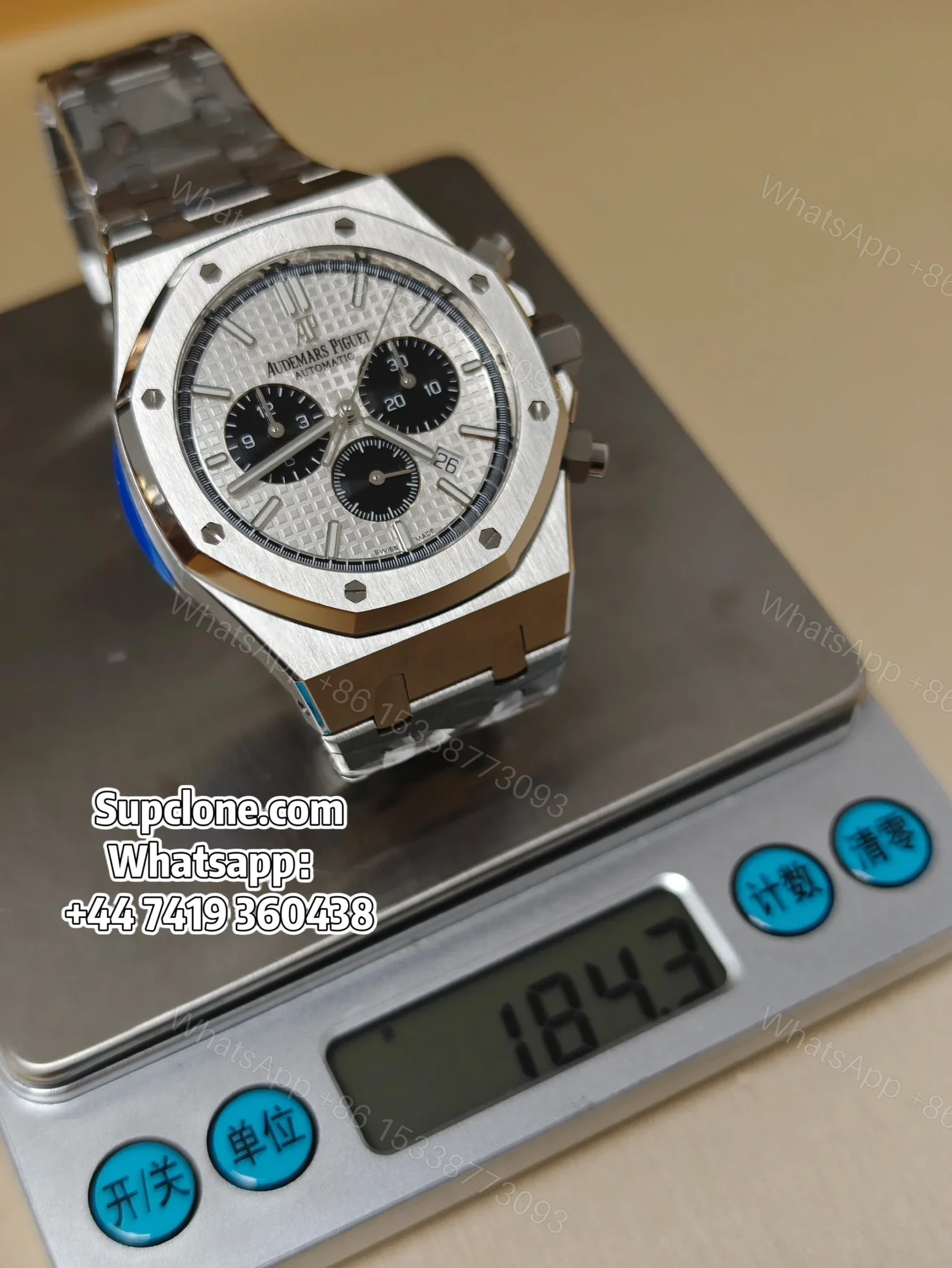 View 9 of Audemars Piguet Super Clone Royal Oak White Dial 26331ST Chronograph 41mm