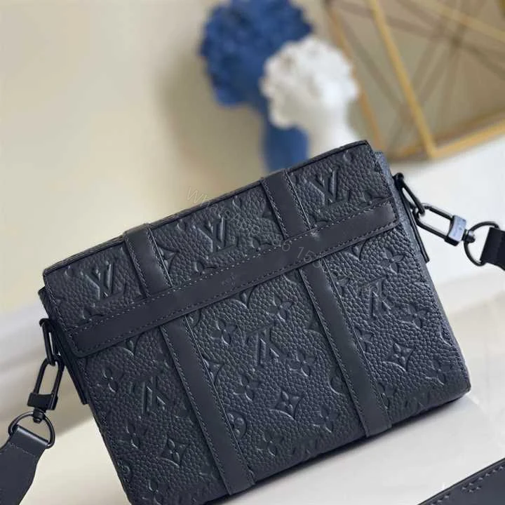 View 9 of LOUIS VUITTON TRUNK MESSENGER BAG TAURILLON MONOGRAM LEATHER M57726