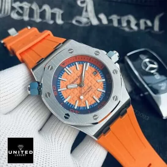 View 8 of Orange Fake Audemars Piguet