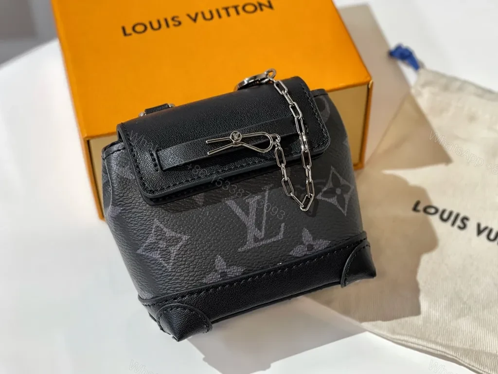 View 9 of Monogram Mini Bag: Compact Luxury Crossbody Bag with Chain
