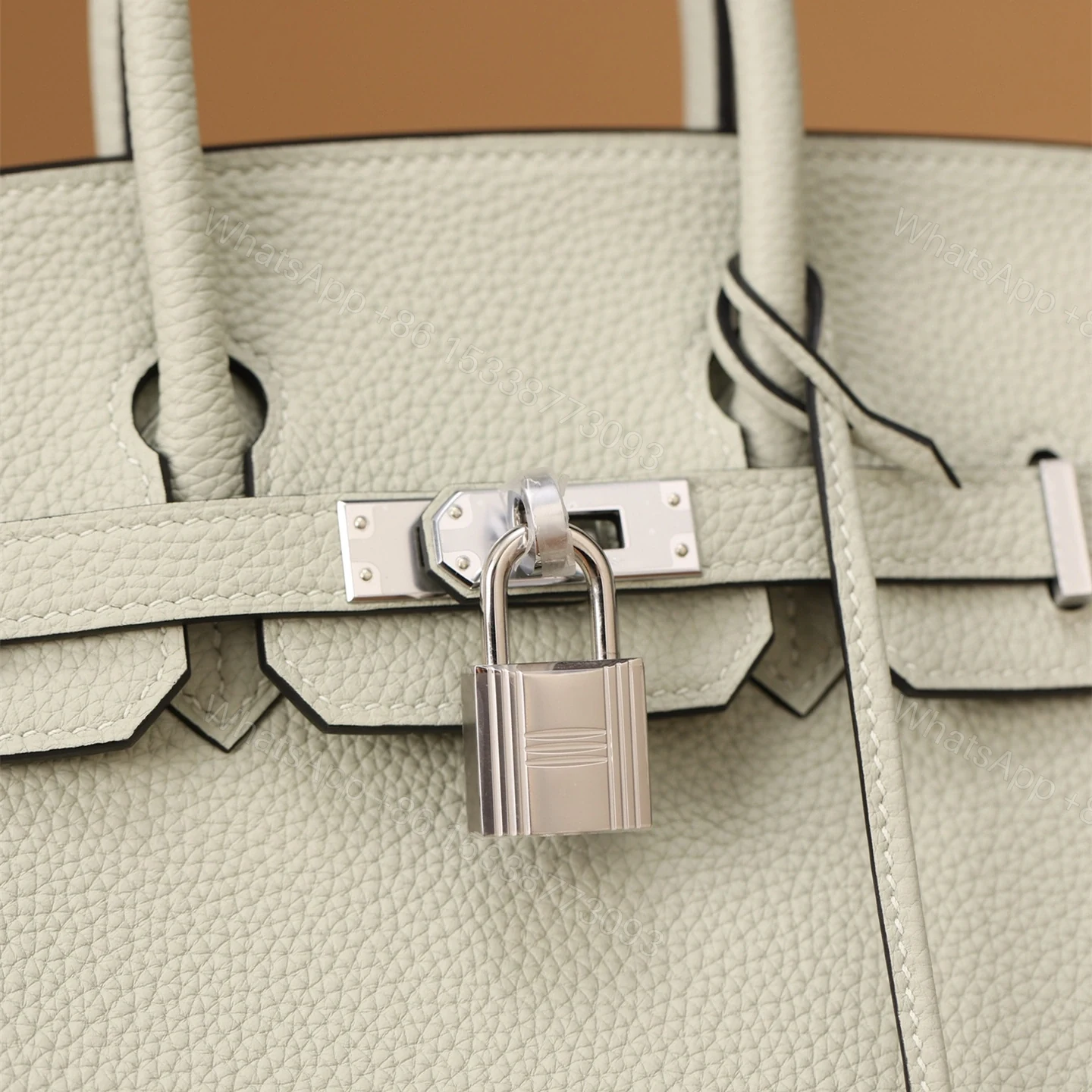 View 11 of 高仿Hermes*Birkin25Togo牛皮水晶灰銀扣/純手工