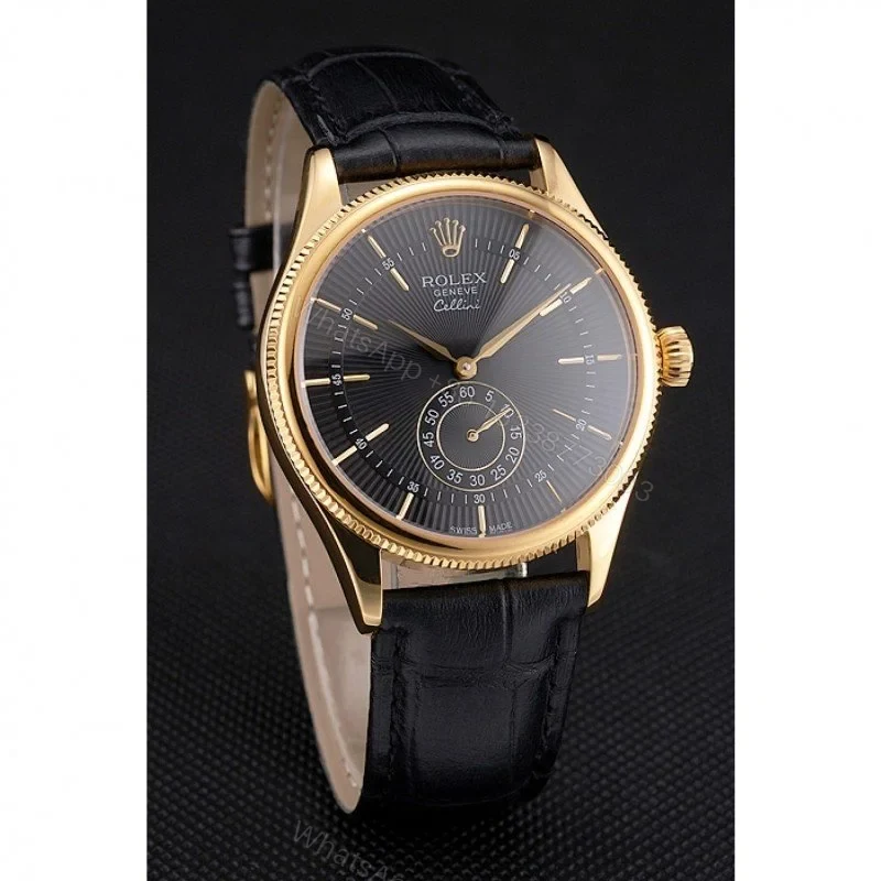 View 3 of Superclone Rolex Cellini Black Dial REP016806