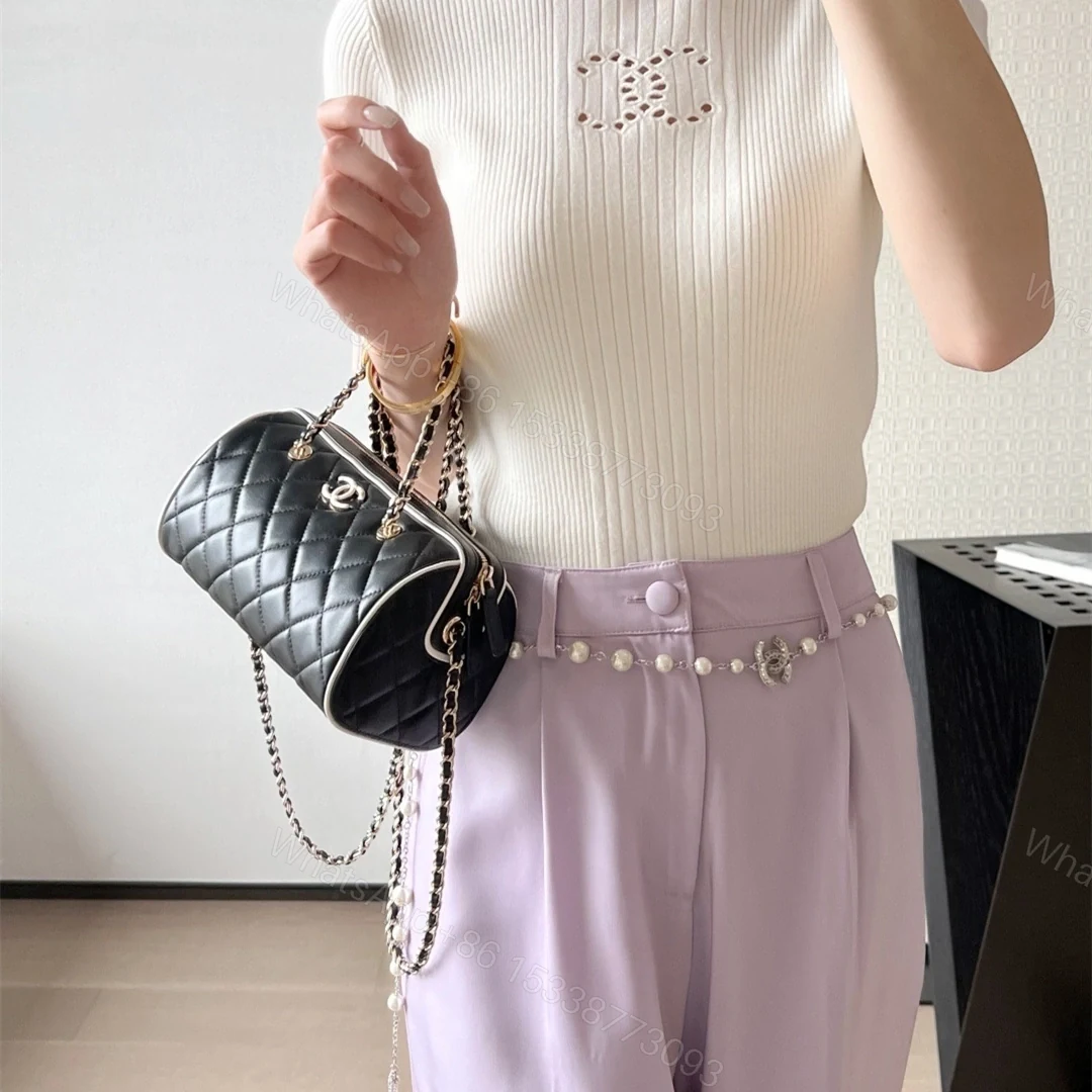 View 20 of 高仿Chanel*25P系列AS4515小羊皮拼色單肩包小號免檢版