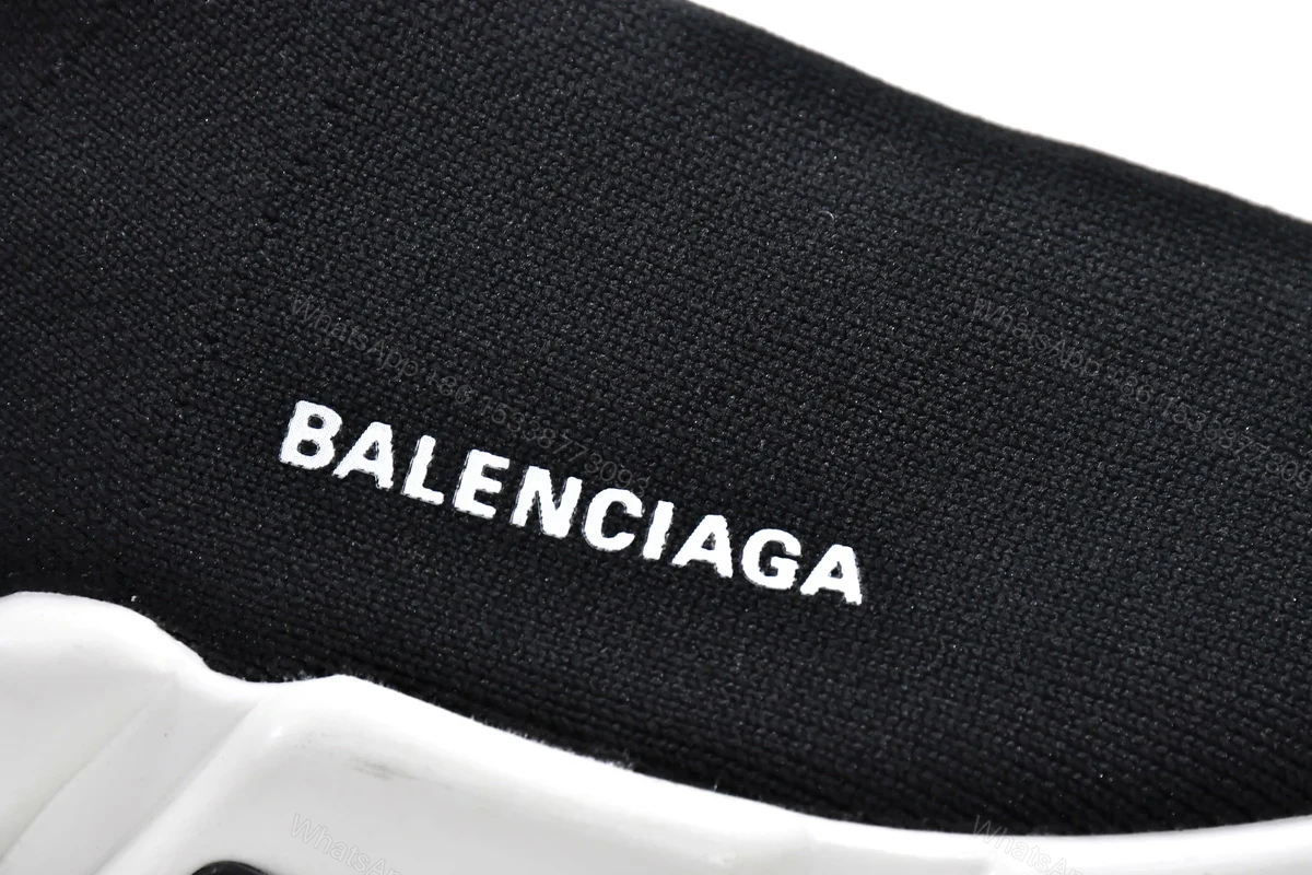 View 7 of Balenciaga Speed Trainer Black White