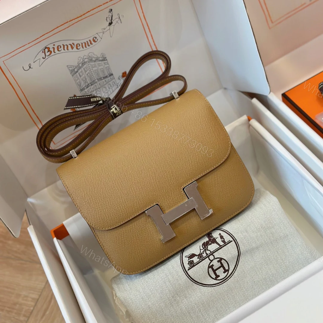 Hermes Constance 19 Brown Epson Leather Palladium Hardware — view 1