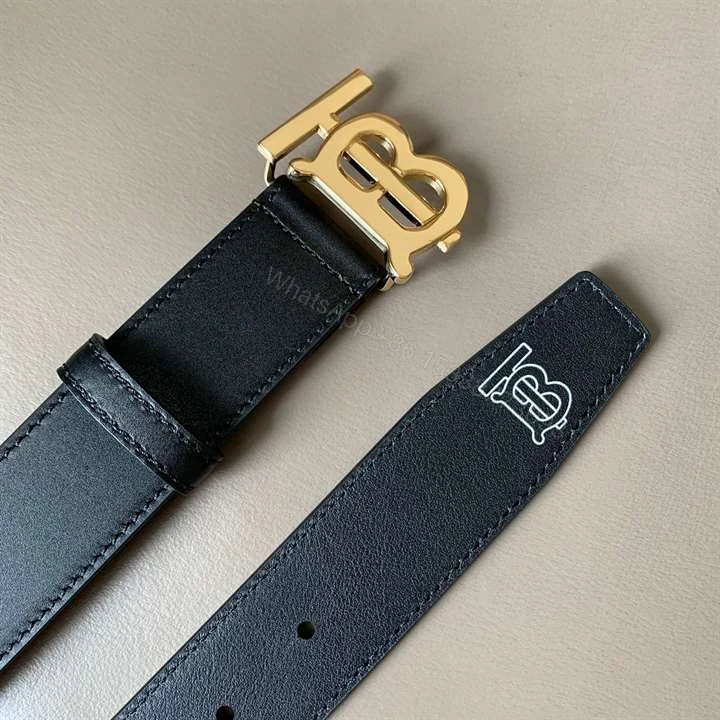 View 8 of BURBERRY MONOGRAM MOTIF LEAHTHER BELT – B31