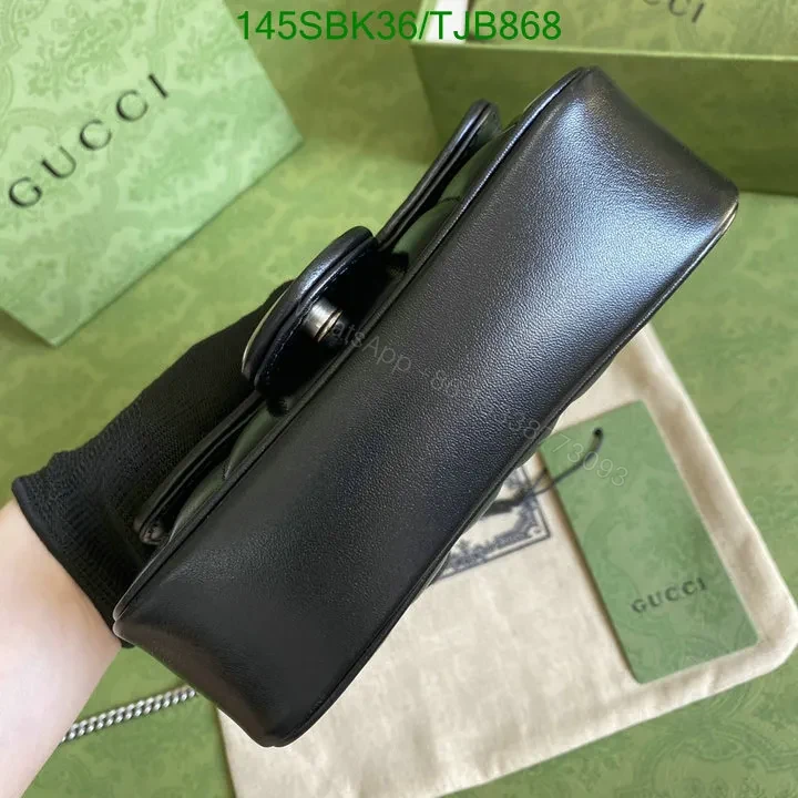 View 5 of Gucci Super Mini Bag in Blue Matelassé Chevron Leather with Silver-Toned Hardware 496474