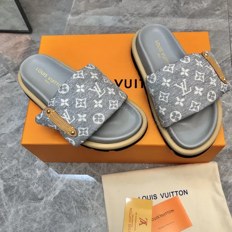 Monogram Canvas Slide Sandals: All-Day Comfort Slides — view 1