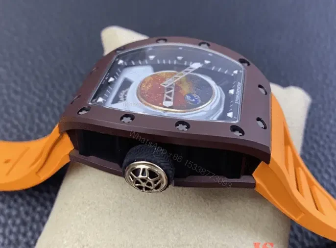 View 3 of Richard Mille Swiss Clone – RM 52-05 Pharrell Williams Orange