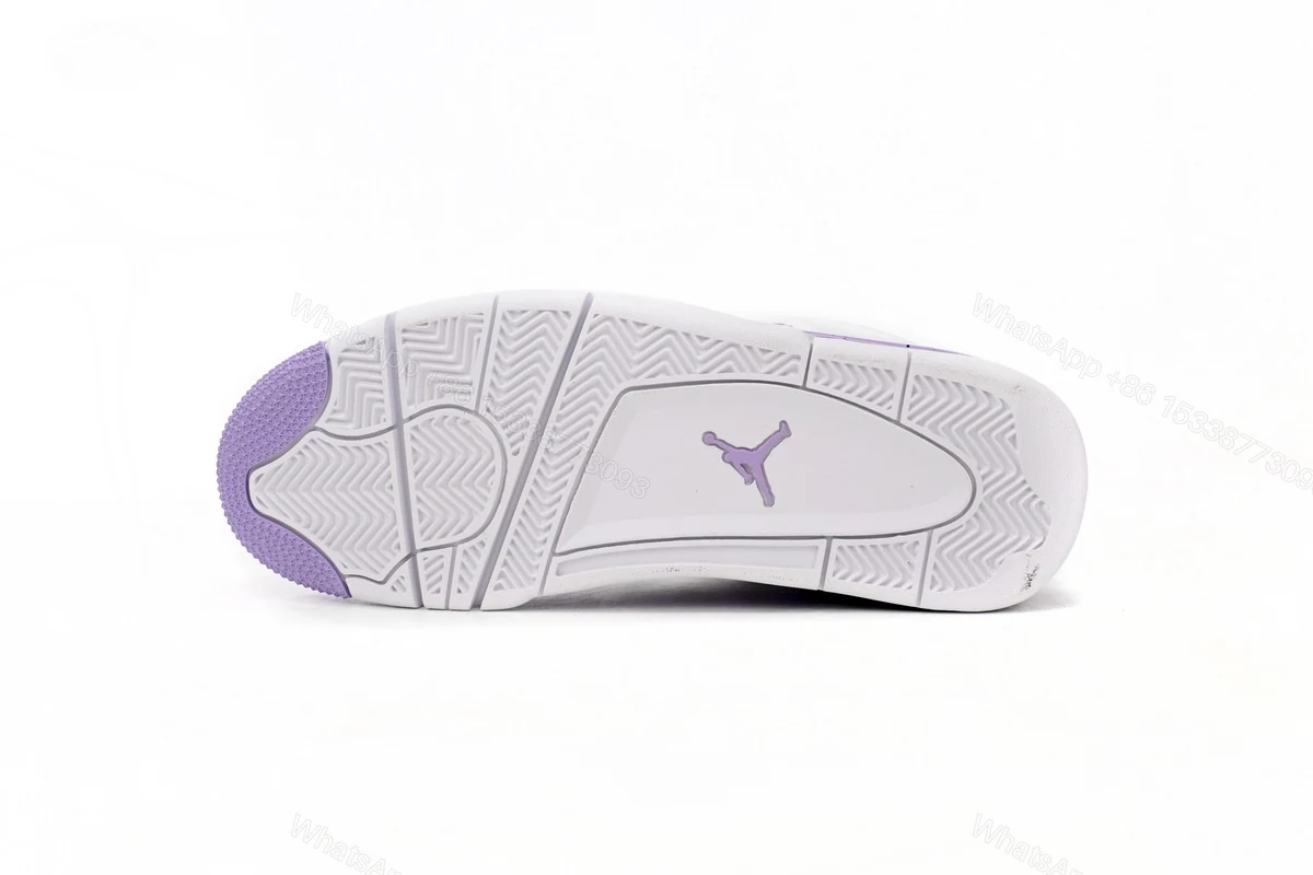 View 5 of Air Jordan 4 Retro White Purple CT8527-115
