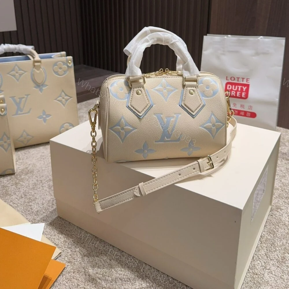 View 2 of Louis Vuitton Speedy Bandoulière 20 Candy Blue 20Cm M46883