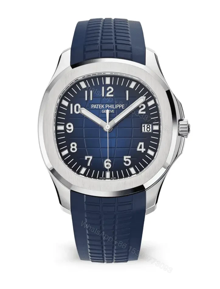 Replica Patek Philippe Aquanaut 5168G Blue Dial — view 1