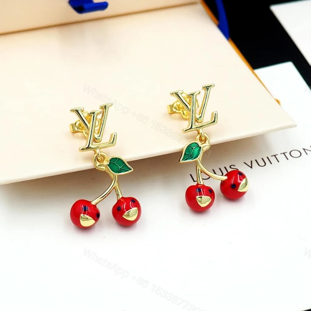View 2 of LOUIS VUITTON X MURAKAMI CERISE EARRINGS M02808