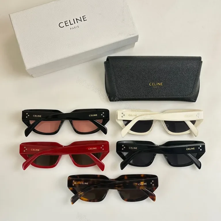View 6 of Celine Sunglasses: Premium Acetate, UV400, Unisex Frame