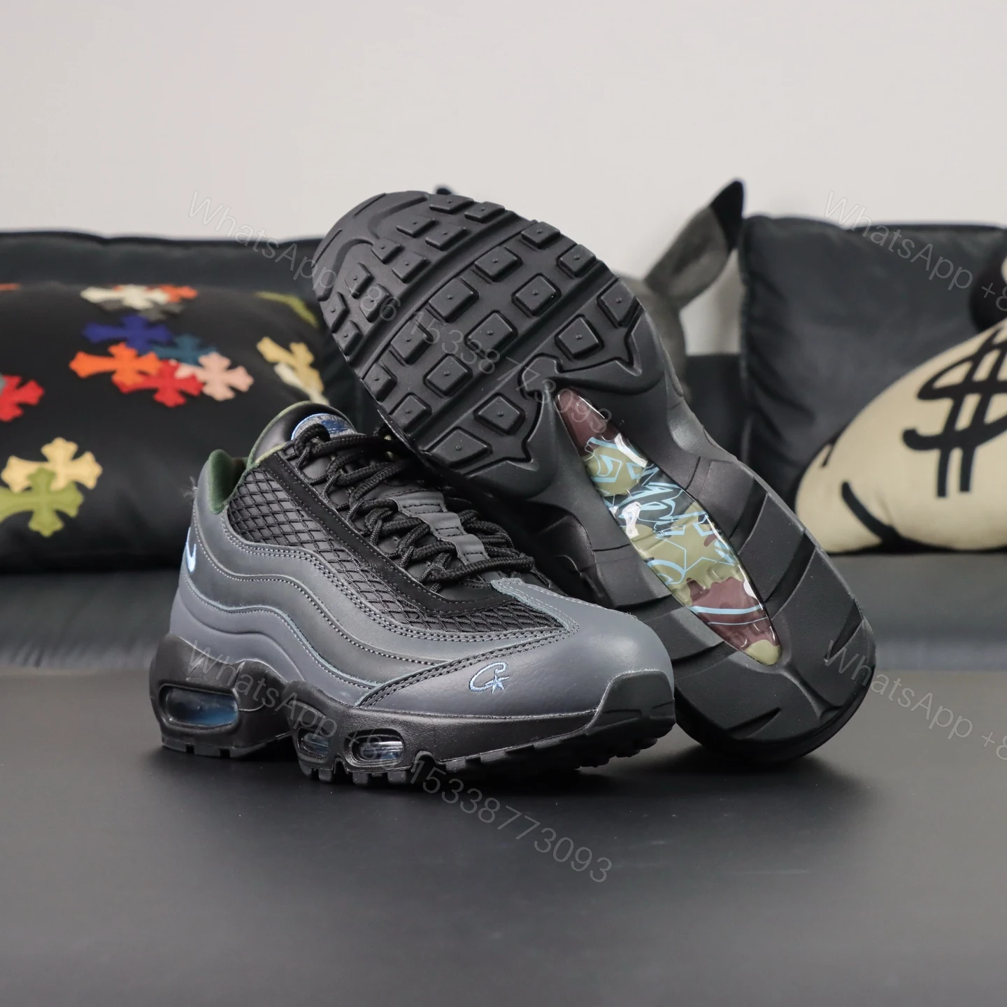 View 3 of Corteiz x Nike Air Max 95 Les Bleus Reps