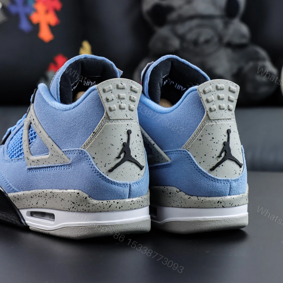View 5 of Air Jordan 4 Retro University Blue Reps