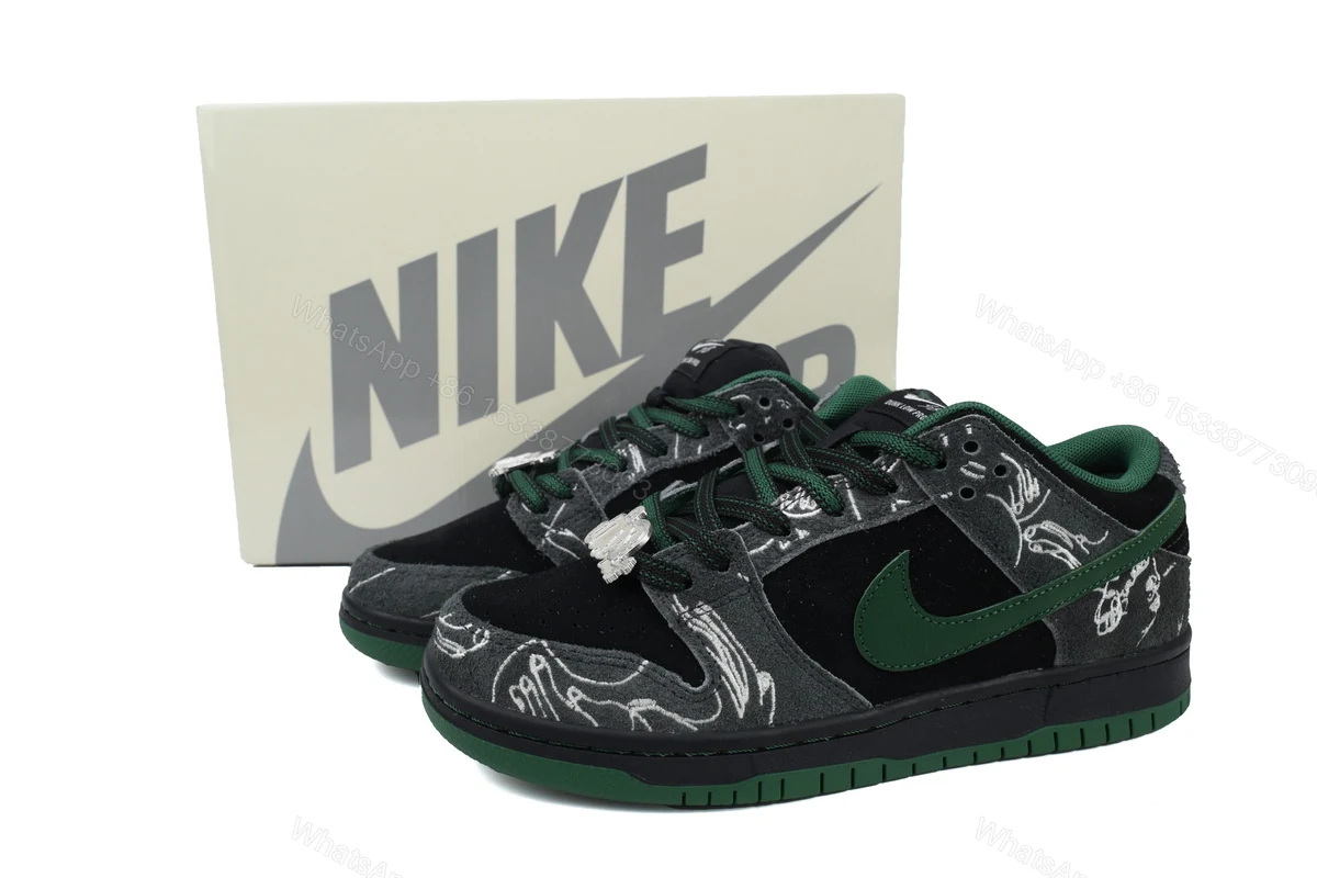 THERE Skateboards x Dunk Low SB 'Ultra Humanized' HF7743-001 — view 2