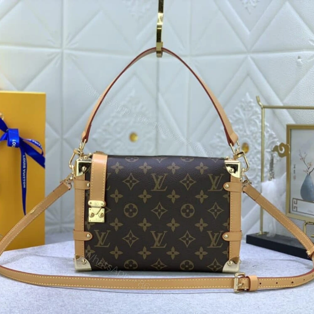 View 2 of Louis Vuitton Side Trunk Monogram Brown 21Cm M46358