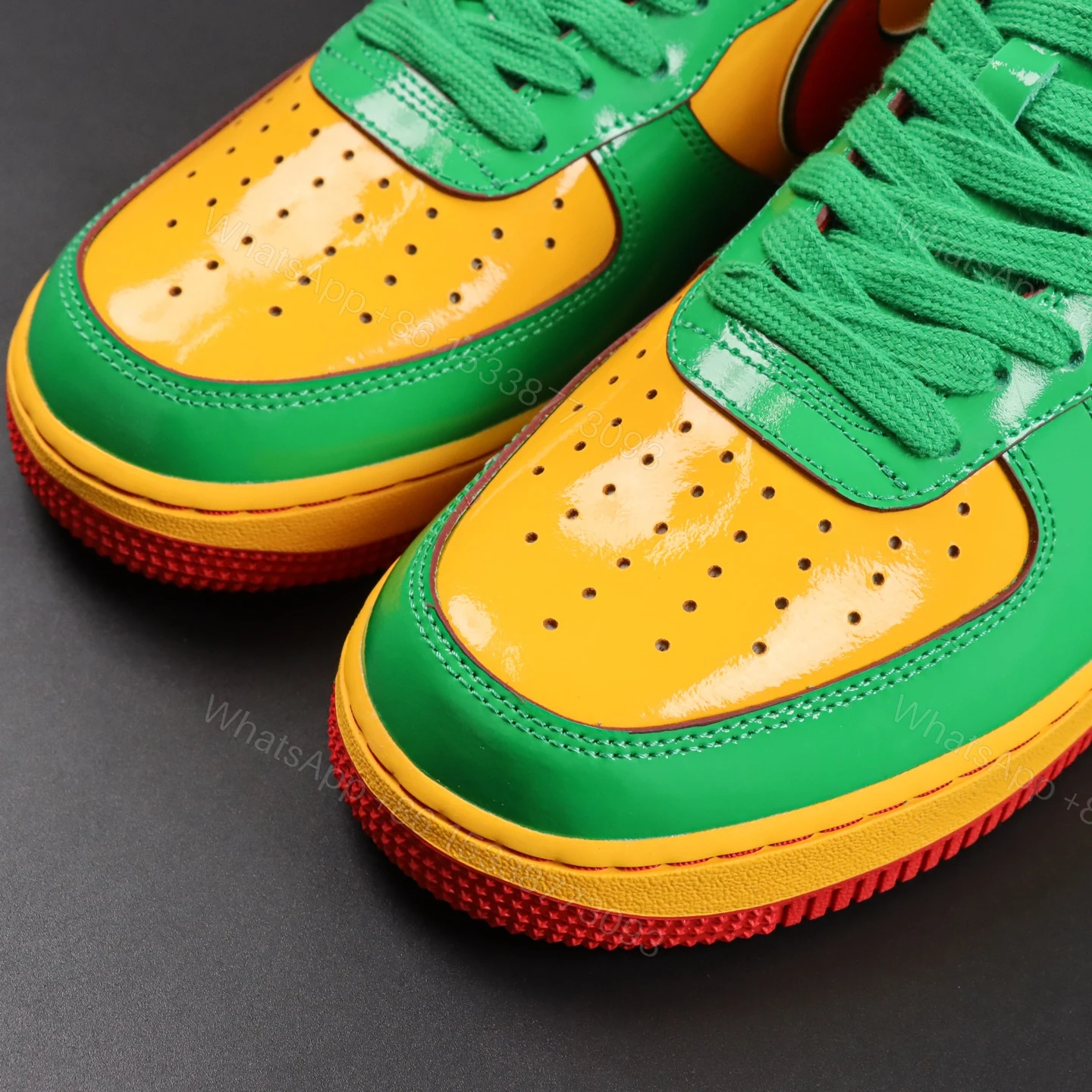 View 4 of Air Force 1 Low Lil Yachty Concrete Boys Lucky Green Reps