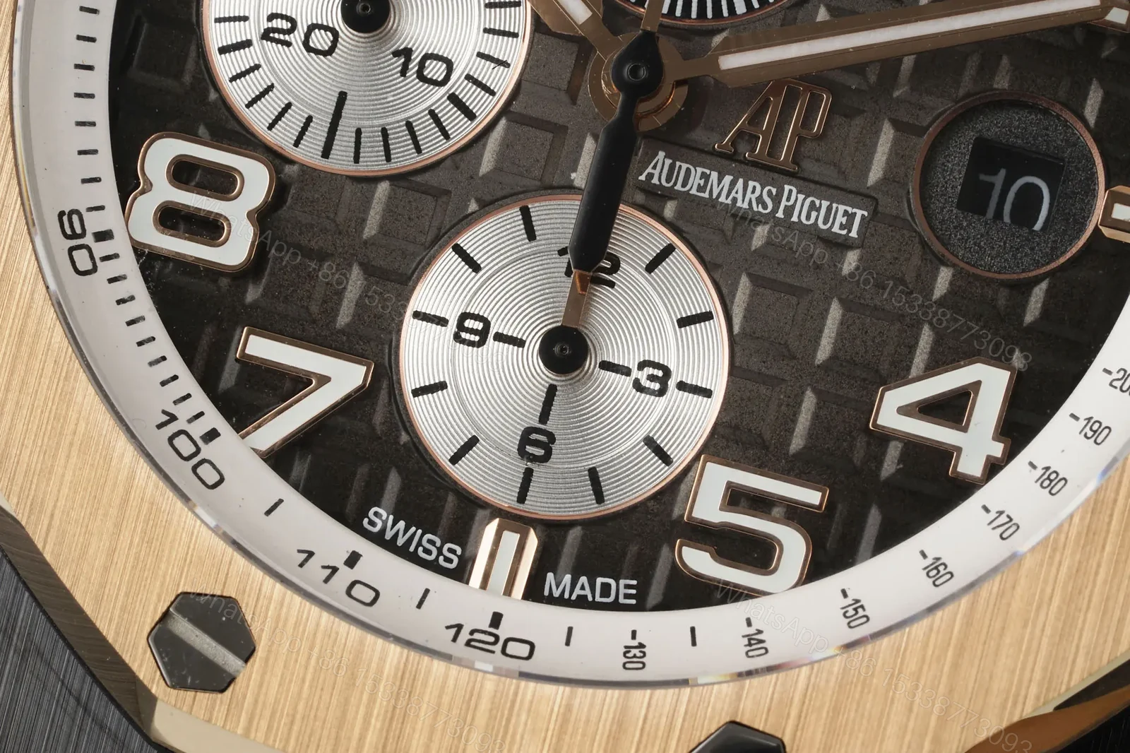 View 5 of Royal Oak Offshore 26400 Series Watch – Black and Rose Gold Ceramic – Chronograph Style
